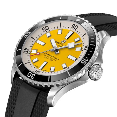 yellow breitling superocean 42